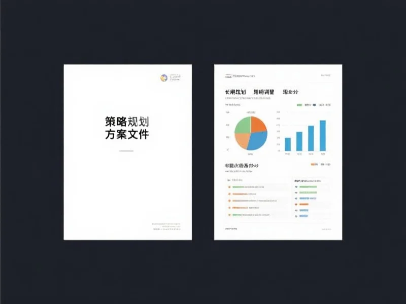 一份策略方案文件,分为长期规划与短期调整两部分,配有数据图表和分析注释